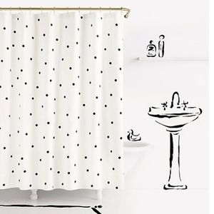 NWT Kate Spade Deco Dot Curtain Shower